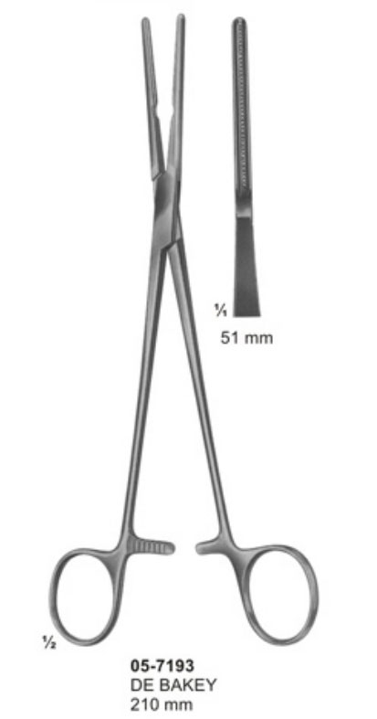 Atraumata Coarctation Clamps , Patent-Ducts Clamps